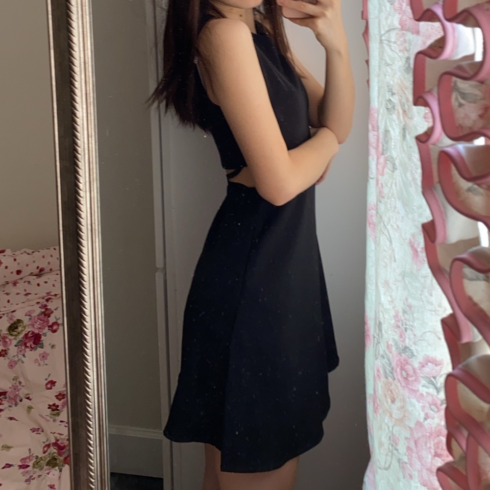 Black dress short